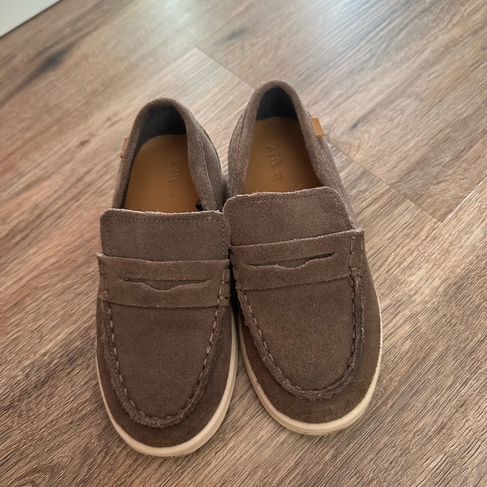 Zara Suede Loafers
